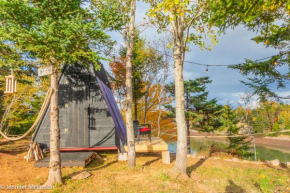 Wooden A-Frame Tent